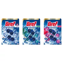 WC tisztító Bref Color Aktiv 2x50g