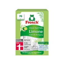 Mosogatógép tabletta FROSCH Zöldcitrom 70db/doboz