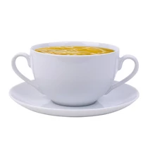 Leveses csésze+alj 35cl ROTBERG PORCELAIN (Kiszerelés: 6db/klt)