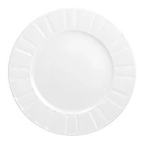 Lapostányér 27cm Rotberg Porcelain Oslo fehér porcelán 6db/készlet