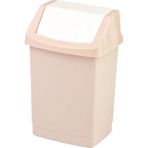 Szemetesvödör billenős fedeles -CLICK-IT- 25L bézs CURVER