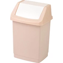Szemetesvödör billenős fedeles -CLICK-IT- 50L bézs CURVER