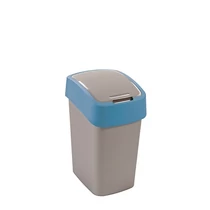 Szemetesvödör billenő fedeles -PACIFIC FLIP BIN- 25L ezüst/kék CURVER
