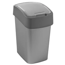 Szemetesvödör billenő fedeles -PACIFIC FLIP BIN- 25L ezüst/szürke CURVER