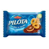 GYŐRI ÉDES Pilóta vaníliás karika tejcsokis 150g