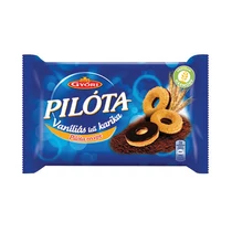 GYŐRI Pilóta Vaniliás karika étcsokis 150gr.