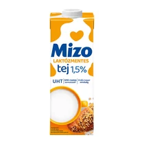 Tej Mizo 1L laktózmentes 1,5% Gyűjtő: 12 darab/karton)