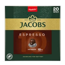 Kávékapszula JACOBS Espresso 10 Intenso 20db/doboz, Nespresso kompatibilis