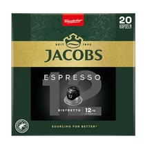 Kávékapszula JACOBS Espresso 12 Ristretto 20db/doboz, Nespresso kompatibilis