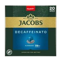 Kávékapszula JACOBS Lungo 6 Decaff koffeinmentes 20db/doboz, Nespresso kompatibilis