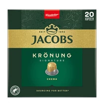 Kávékapszula JACOBS Espresso Krönung Crema 20db/doboz, Nespresso kompatibilis