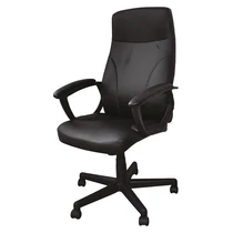 Fotel vezetői CRETE öko-bőr fekete Office Products