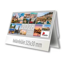 PALATIA Asztali naptár álló karton naptárháttal Európa fővárosai 325x155mm naptárháttal PALATIA Asztali naptár álló karton naptárháttal Európa fővárosai 325x155mm naptárháttal