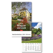 TOPTIMER Falinaptár Magyar városok 220x325mm T094
