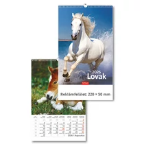 TOPTIMER Falinaptár Lovak T094-07 220x325mm