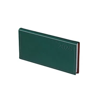 TOPTIMER Határidőnapló zseb fekvő TRADITIONAL T030 zöld 170x95mm zsebnaptár