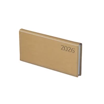 TOPTIMER Határidőnapló zseb fekvő TRADITIONAL T030 BÉZS 170x95mm zsebnaptár