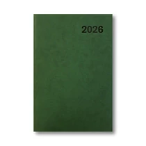 UNDENA Tárgyalási napló A/4 műbőrös UT-01 zöld 210x297mm Előjegyzési naptár Agenda