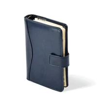 SATURNUS Gyűrűs kalendárium L231 fényes műbőr kék