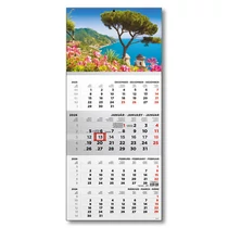 TOPTIMER Speditőrnaptár T079 1 tömbös képes Tengerparti táj 315x693mm