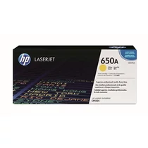 HP lézertoner CE272A No.650A sárga 15000 oldal