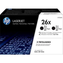 HP lézertoner CF226XD No.26X fekete 2x9000 oldal
