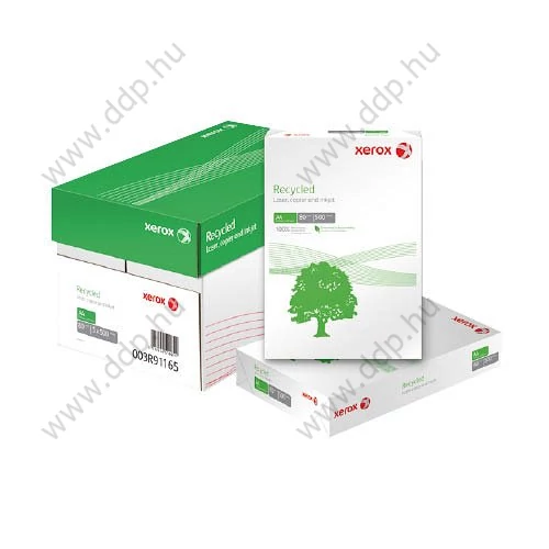 Fénymásolópapír A/4 80g XEROX Recycled 500ív/csomag  Környezetbarát -003R91165-
