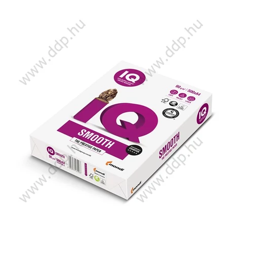 Fénymásolópapír A/4 80g IQ SMOOTH 500ív/csomag