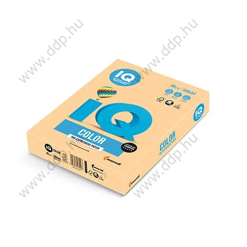 Színes fénymásolópapír A/4 80g IQ Color 500ív/csomag trend arany sárga -A4-25953/GO22-
