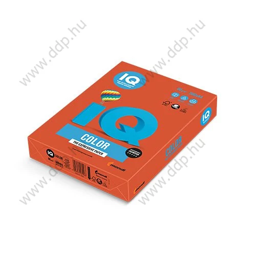 Színes fénymásolópapír A/4 80g IQ Color 500ív/csomag intenzív téglavörös