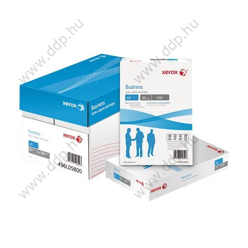 A/5 méretű Fénymásolópapír 80g Xerox Business 500ív/csomag
