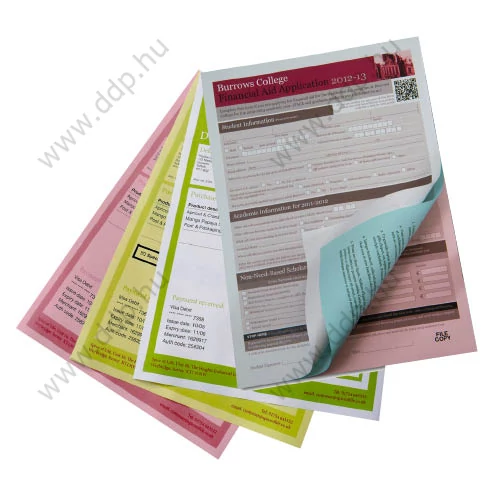 Önátíró papír PREMIUM DIGITAL CARBONLESS A/4 4pld W/Y/P/B XEROX -003R99111-
