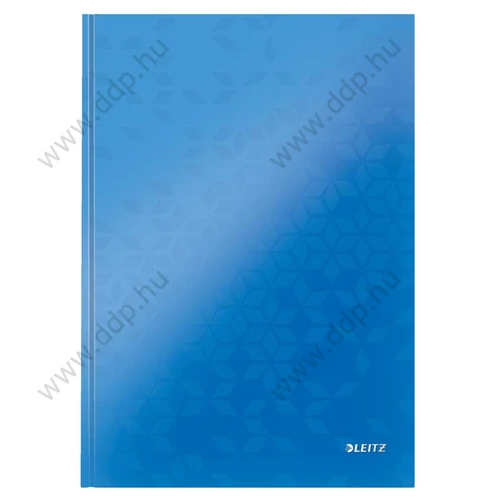 Beíró A/4 WOW, lakkfényű, kockás, kék LEITZ -46261036-