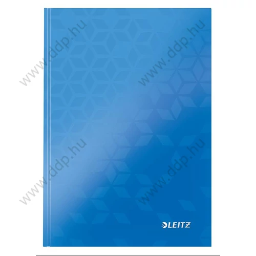 Beíró A/5 WOW, lakkfényű, kockás, kék LEITZ -46281036-