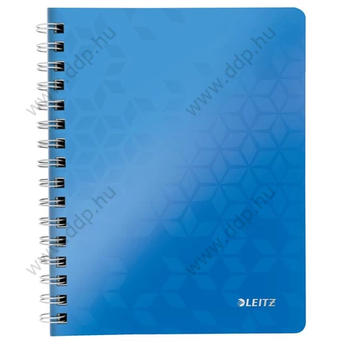 Spirálfüzet A/5 vonalas LEITZ WOW kék -46390036-