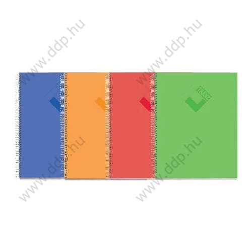 Spirálfüzet A/5 100lap kockás MIQUELRIUS Tranz LeColor 21000/2
