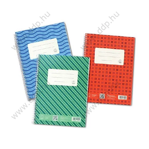 Spirálfüzet A/5 80lap kockás Novum -802700000- FŰZFŐ PAPÍR