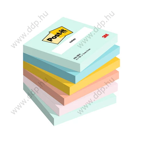 3M Post-it 654-6 BEA 76x76mm 100lap 6tömb BEACHSIDE öntapadós jegyzettömb -FT510283516-