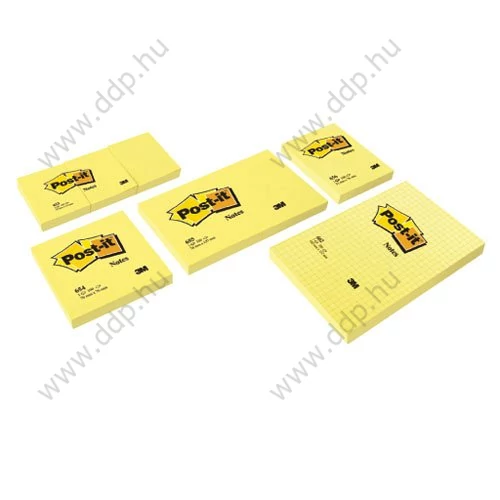 3M Post-it 656 51x76mm 100lap sárga öntapadós jegyzettömb -FT500072853-