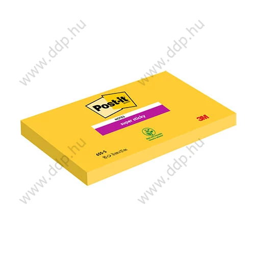 3M Post-it 655S 76x127mm 90lap öntapadós jegyzettömb -FT510093667-