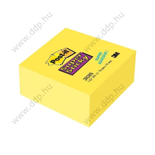 3M Post-it Super Sticky 2028S 76x76 350lap öntapadós jegyzettömb -70071417300-