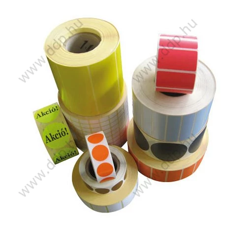 Tekercses öntapadó thermo címke 38x58 mm, 1240db/tek