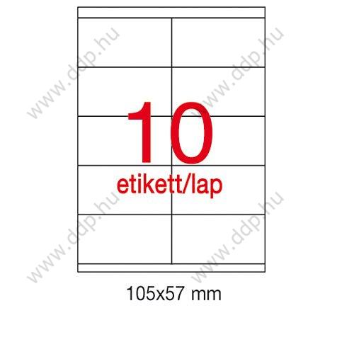 Etikett A1278 57x105mm 100ív LCA1278 Apli