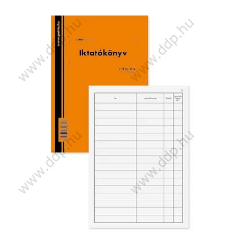 Iktatókönyv C.5230-152/A 100 lapos Pátria