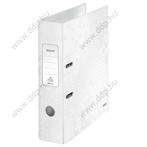 Iratrendező A/4 8cm Leitz WOW 180 fokban nyitható szerkezettel Fehér -10050001-