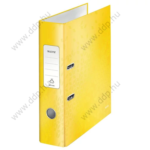 Iratrendező A/4 8cm Leitz WOW 180 fokban nyitható szerkezettel sárga -10050016-