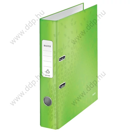 Iratrendező A/4 5cm Leitz WOW 180 fokban nyitható szerkezettel Zöld -10060064-
