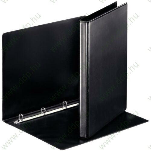 Gyűrűskönyv A/4 4 gyűrűs 25mm panorámás fekete ESSELTE -49753-