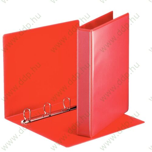 Gyűrűskönyv A/4 4 gyűrűs 50mm panorámás piros ESSELTE -49713-