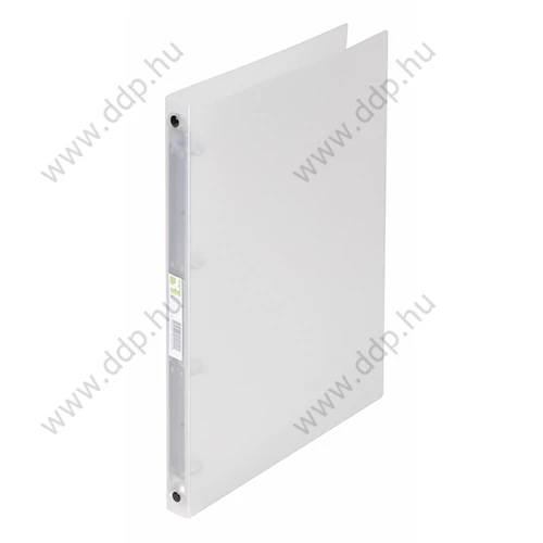 Gyűrűskönyv A/4 4 gyűrűs 20mm áttetsző fehér Q-CONNECT -KF02922-